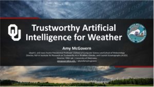 Trustworthy Artificial Intelligence for Weather