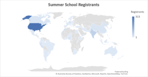 summer school registrant map