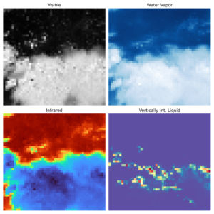 samples of SEVIR data visualization